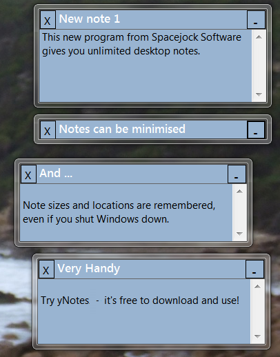 Screenshot for yNotes 1.0.0.1